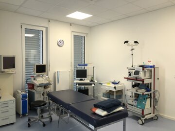 Behandlungsraum Behandlungsraum der Praxis für Endoskopie in Augsburg